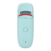 Heated Eyelash Curler Small Portable USB Charging Constant Temperature Lasting Styling Electric Eyelash Curler Green