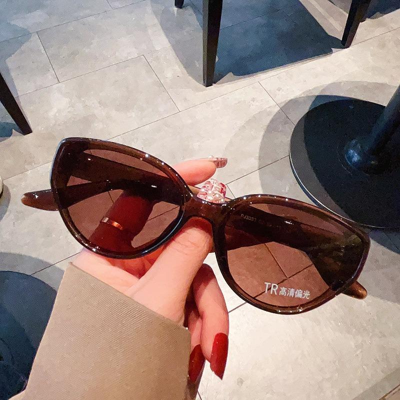 Travel Goggle UV Protective Retro Sunglasses Oval Frame Sun Glasses Driving Glasses Black Shades Eyewear Outdoor Sunglasses