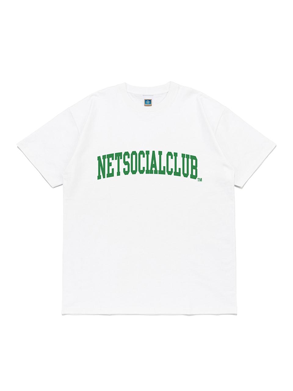 Net Social Club Arch Logo Tee (White) White/S