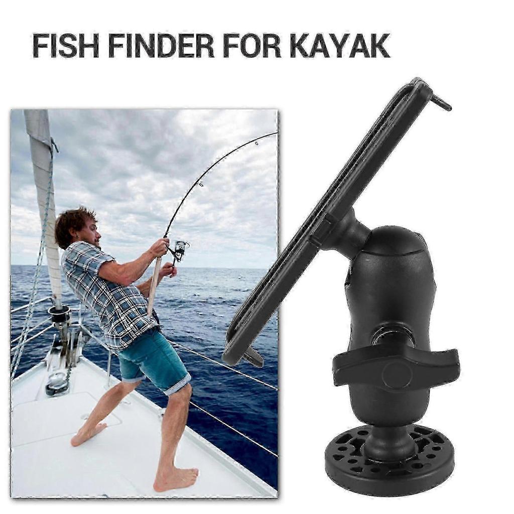 Ball Mount With Fish Finder And Universal Mounting Plate Kayak Accessories