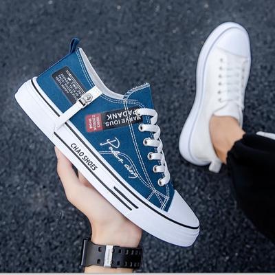 Herren Vulkanisierte Schuhe Klassische Low-Top Canvas Schuhe Atmungsaktive Freizeitschuhe Jugend Schüler Straße Skateboard Schuh Herren Sneaker