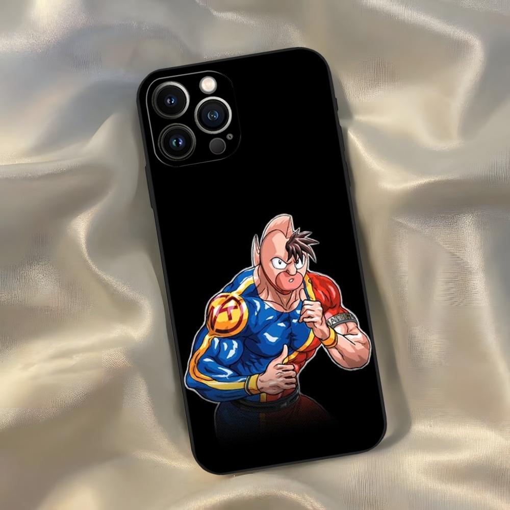 Ultimate Muscle The Kinnikuman Legacy Phone Case for Iphone 16 15 14 13 12 11 Pro Max Xr X Xs Mini 8 Plus SE 2022 Black Soft Sil iPhone15ProMax