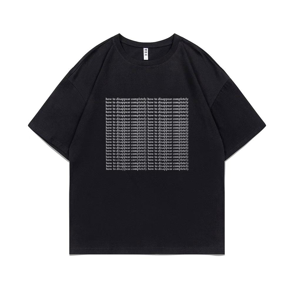 

Британская рок-группа Radiohead Как исчезнуть полностью Футболка с принтом логотипа из букв Мужская Женская Модная Оверсайз Футболка с коротким рукавом M