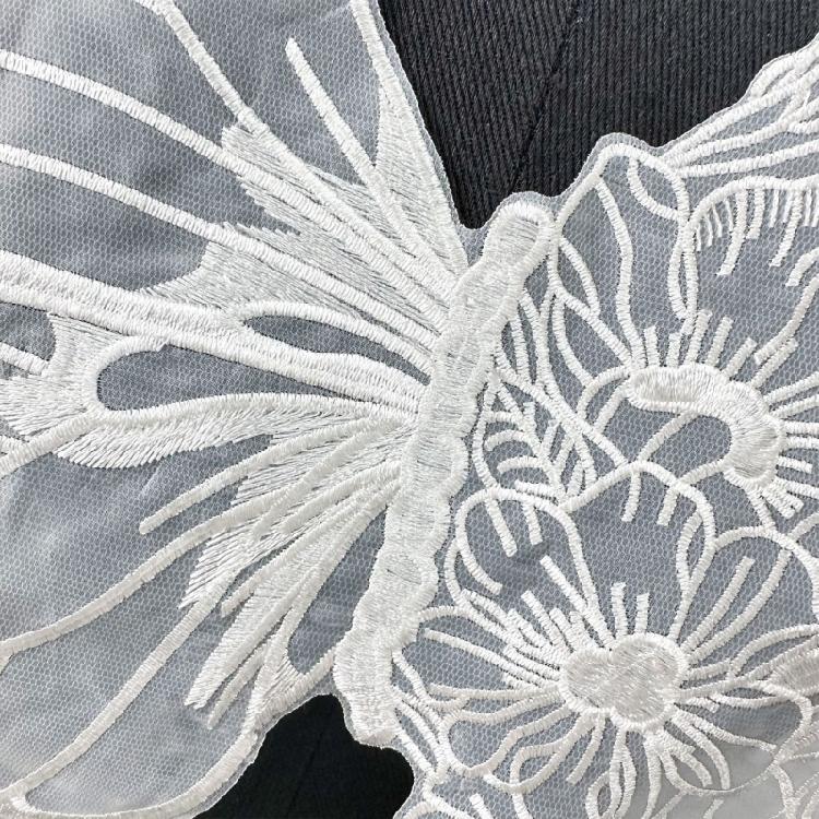 Exquisites Embroidered Butterfly Appliques Fashion Meshes Styles Patches for Fashionists and Custom Clothing