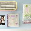 M5 Cute Double Buckle Transparent Pvc Binder Album For Photocard Sticker Storage