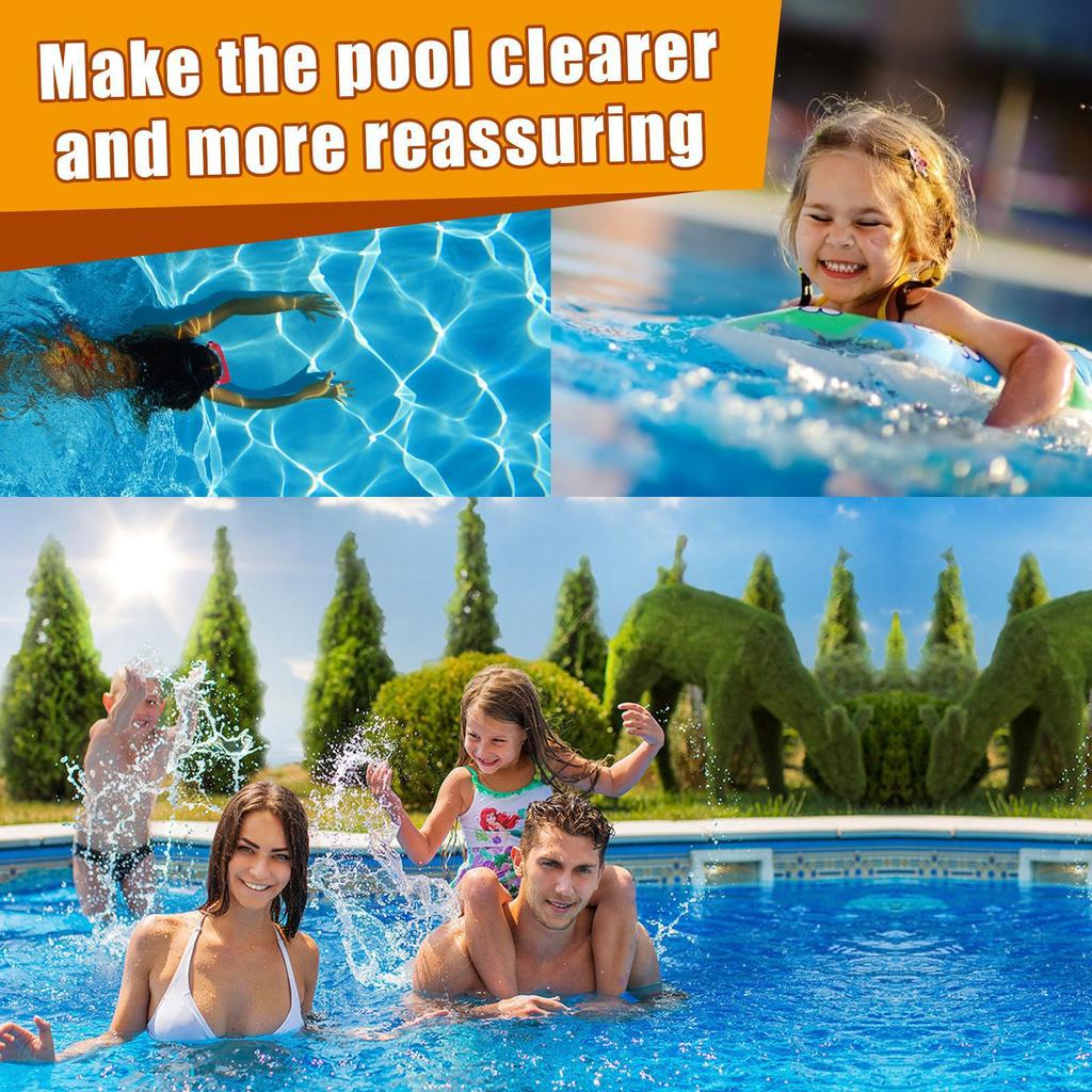 Pool Effervescent Tablets Fast-Dissolving Chlorine Pool Cleaner Water Treatment Tablets 100g