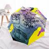 1pc Joker Tattoo Artwork Umbrella with Plastic Handle,Cartoon Pattern,Suitable for All Seasons Multi-functional Umbrella458