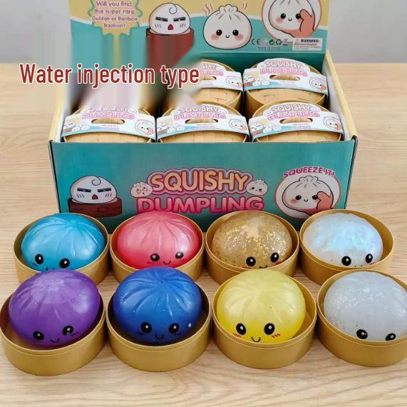 Colorful Smiling Face Slow Rebound Baozi Squeeze Toy Zhejiang Province