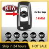 2026 Hot Car Sticker New 14mm Fob Car Logo Sticker For Car Remote Control Key For KIA Rio Ceed Sportage Cerato Soul Sorento Flip