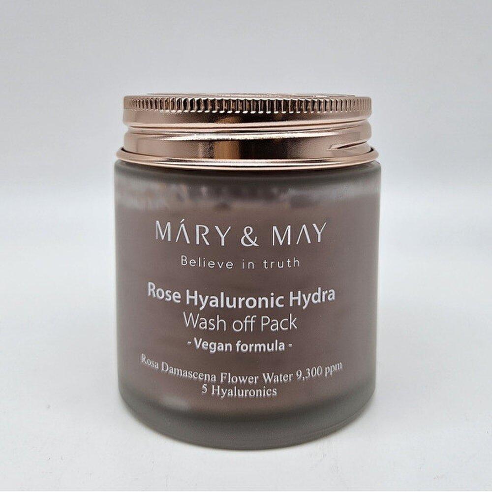 

Mary&May Rose Hyaluronic Hydra Смываемая маска, упаковка 125 г