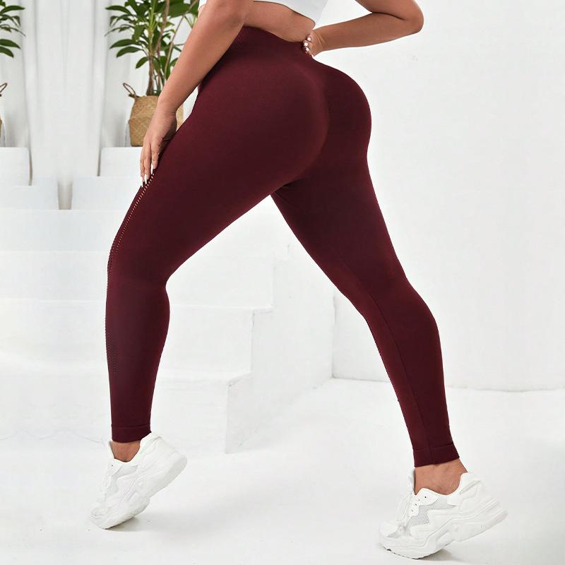 High Waisted Fitness Pants, Peach Hip Yoga Pants, Women'S Mesh Breathable Seamless High Waisted Sports Pants, Women'S