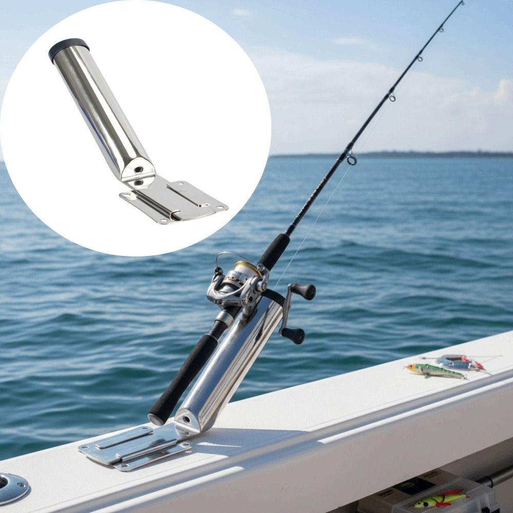 304 Stainless Steel Fishing Rod Holder Fixable Boat Accessories Hardware Yacht Accessories Yacht