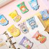 12pcs Cute Double-Sided Cartoon Bookmarks – Magnetic Creative Student Stationery, Fun Page Marker Set Funny Gift