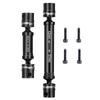 YEAHRUN Steel CVD Drive Shafts Chassis Center Driveshaft for 1/18 RC Crawler Car TRX4M K10 F150 High Trail Upgrade Parts