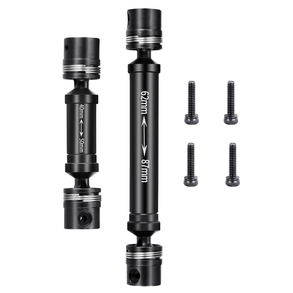 YEAHRUN Steel CVD Drive Shafts Chassis Center Driveshaft for 1/18 RC Crawler Car TRX4M K10 F150 High Trail Upgrade Parts