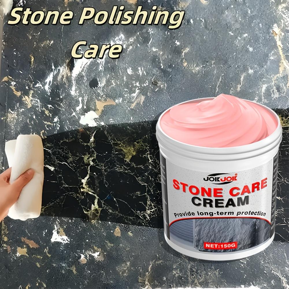JOKJOK Stone Care & Metal Polish - Heavy-Duty All-in-One Floor Polish, Tile Renovation Wax Paste for Marble, Granite, Ceramic, B