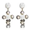 Baroco Style Crystal Ear Stud Aesthetic Flower Stud Earrings  Lolita Accessories