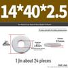 Extra Large Galvanized Metal Flat Washer - Thickened Round Screw Washer M6-M16