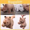 Plush Rhino Toy Soft Animal Doll For Sleep And Comfort Gift For Girls