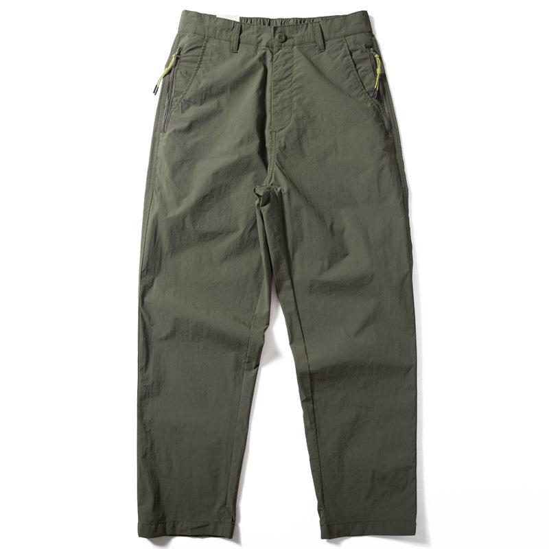 Men's summer thin pants light and breathable quick-drying outdoor functional trousers tapered straight loose casual pants tide