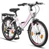 Licorne Bike Stella Premium City Bike – Comfortable Dutch Bike [20, White]