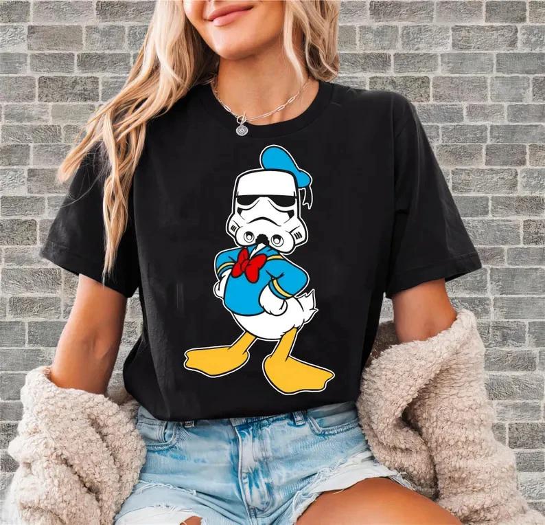 Donald Duck Star Tshirt Unisex Adult Tee S