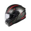 Motocyklová helma OGK KABUTO Integrální AEROBLADE6 DYNA Plochá černá červená (OGK KABUTO) (Dyna) (Velikost XXL)