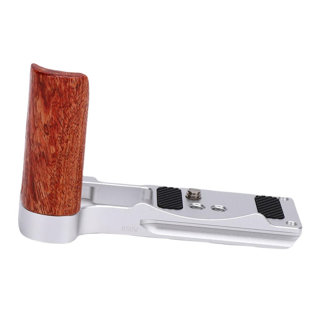 Handgrip L Shape Bracket Handle Fit for R50V Camera with Built in Quick Release Plate Hand Grip Holder Anti Slip Pads Design