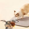 Flappy Bird Interactive Cat Toy Remote Control USB Rechargeable Pet Cat Plush Toy Flapping Bird Toy Stimulate Hunting Instincts