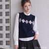 La Chapelle Argyle Knitted Vest