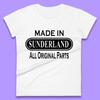 Hergestellt in Sunderland Alle Originalteile Vintage Retro Geburtstag Hafenstadt in Tyne and Wear, England Geschenk Damen T-Shirt Herren Oberteile Unisex Oberteil