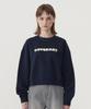 COVERNAT WOMAN Rope Cooper Logo Sweatshirt Navy