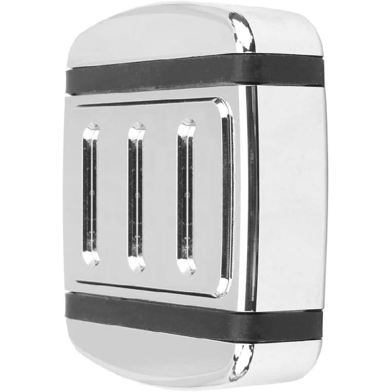 

Motorcycle Brake Pedal Pad Cover Motorcycle Pegs Compatible with Harley Dyna Softail Street Sporster Silver серебряный