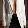 Elegant Imitation Pearl Waist Chain Belt for Women Fashion Metal Tassel Belly Chain Summer Beach Bikini Body Jewelry Accessories