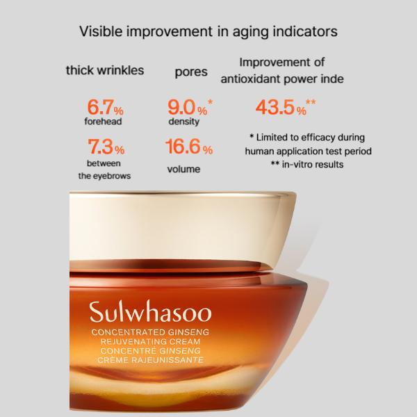 Sulwhasoo Concentrated Ginseng Renewing Cream Rich Special Set (Main 50ml / 1.69 fl.oz.)