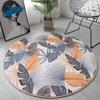 Černobílý tištěný zebrový koberec proužek obývací pokoj kulatá podlahová rohož protiskluzová rohož do dětského pokoje podlahová rohož