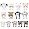 Furry Ear Flap Cap Thickened Plush Ear Muff Hat for Skiing Hiking Universal Lady Windproof Ushanka Hat for Cold Weather