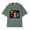 Morbidly A Beast Funny Cat Meme Classic T Shirt Men Womens Fashion Vintage Short Sleeve Tshirts Cotton Oversized Loose Tshirt