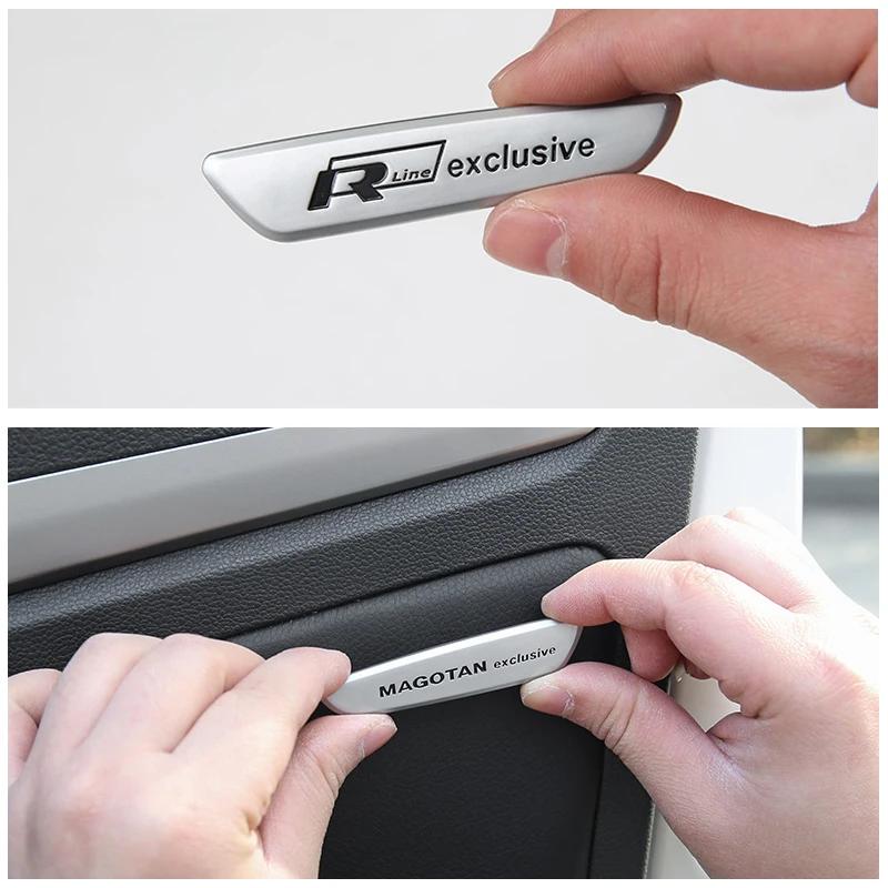 2025 Hete Auto Deur Spatbord Stickers Badge Embleem Voor Volkswagen Rline Magotan Passat Arteon Polo Golf Tiguan Touareg Touran T-Cros