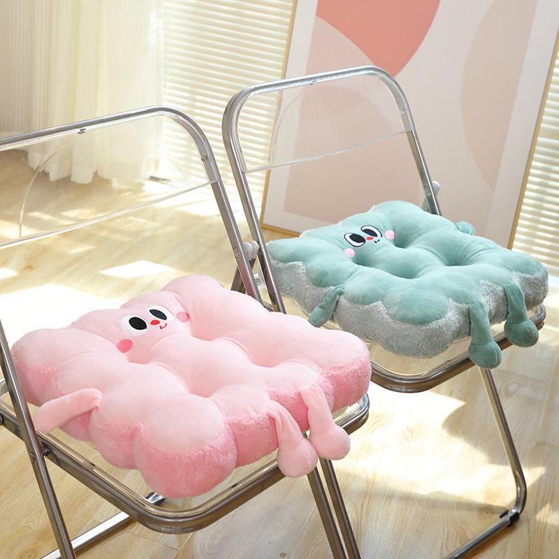 Cartoon Cute Expression Seat Cushion Office Sedentary Fart Cushion Student Classroom Chair Cushion Car Seat Cushion Rag Doll
