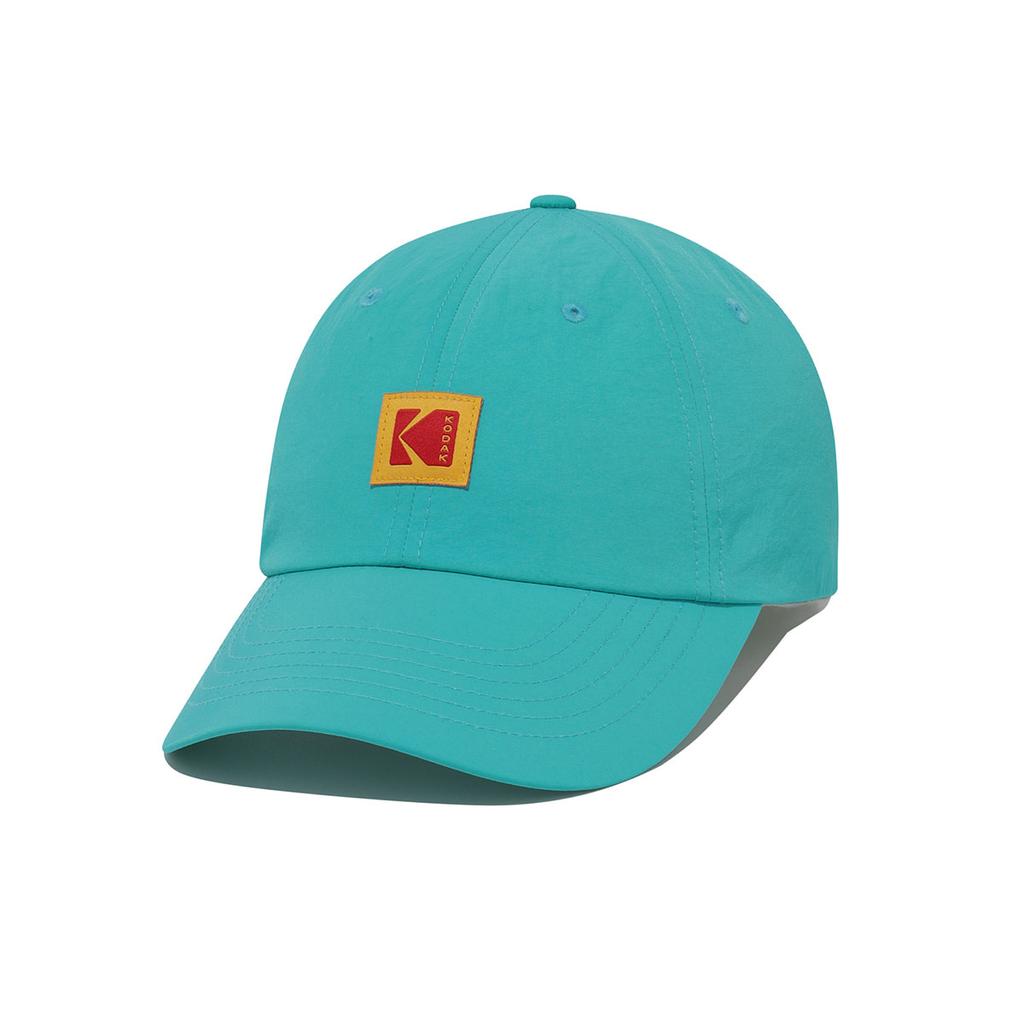 KODAK Relax Fit Square Logo Nylon Ball Cap Blue