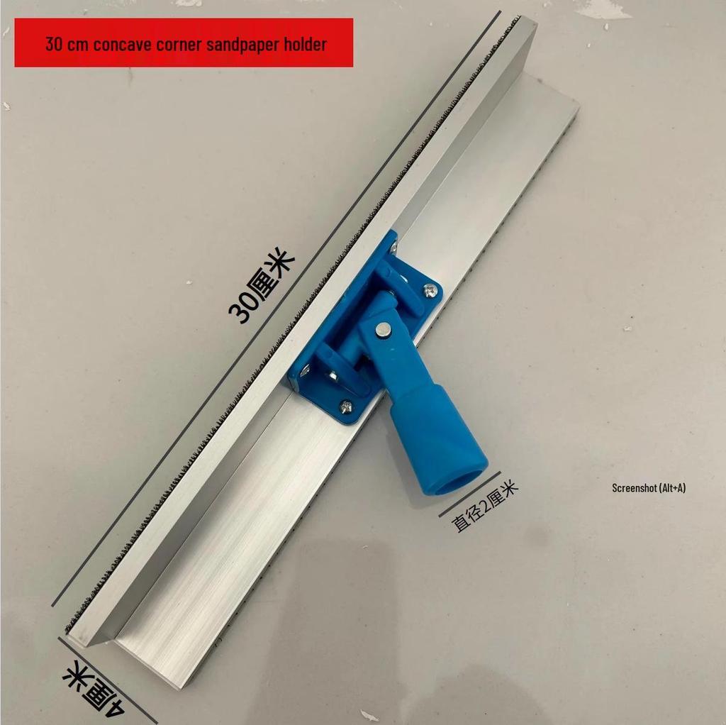 Ultra-Light 90° Triangular Self-Adhesive Sanding Block for Internal Corners