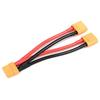 LinsyRC 2-Pack XT90 Plug Parallel Connector Cable, 1 Female to 2 Male Parallel Adapter Y Splitter for Quadcopters, Multirotors, and RC Cars (LiPo)