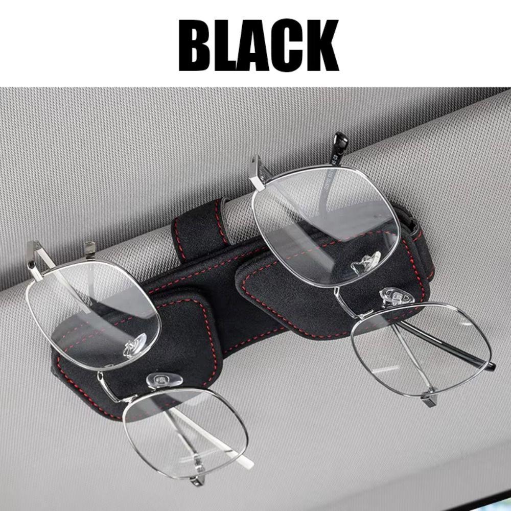 Magnetic Car Sun Visor Clip Dual Clip Card Holder Universal Auto Sun Visor Organizer  Truck