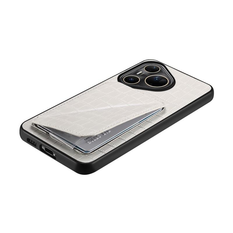 Slim Flip Phone Case With Card Slot Kickstand Pura 80 Ultra Pro P70 Mate70 Series Anti-Drop PU Leather Cover
