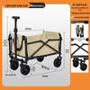2025 Foldable Outdoor Camping Cart - Lightweight Picnic and Campsite Trolley