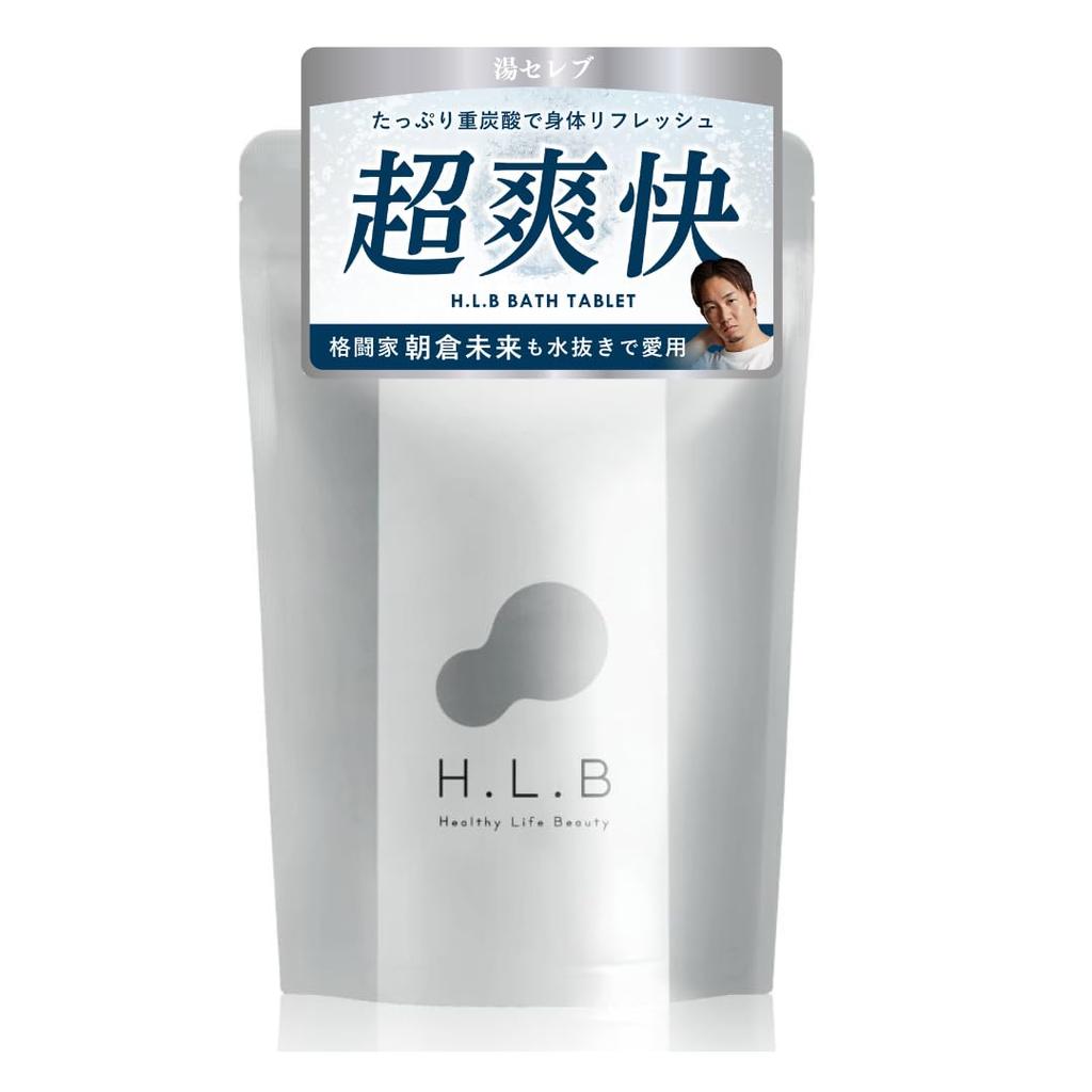 Bicarbonate Bath Tablets 20 Bath Celebrity Supervised by Asakura Mikuru and Hanabusa Kazuki H.L.B. (5-Serving, Tablets, Unscented) [Inspirational