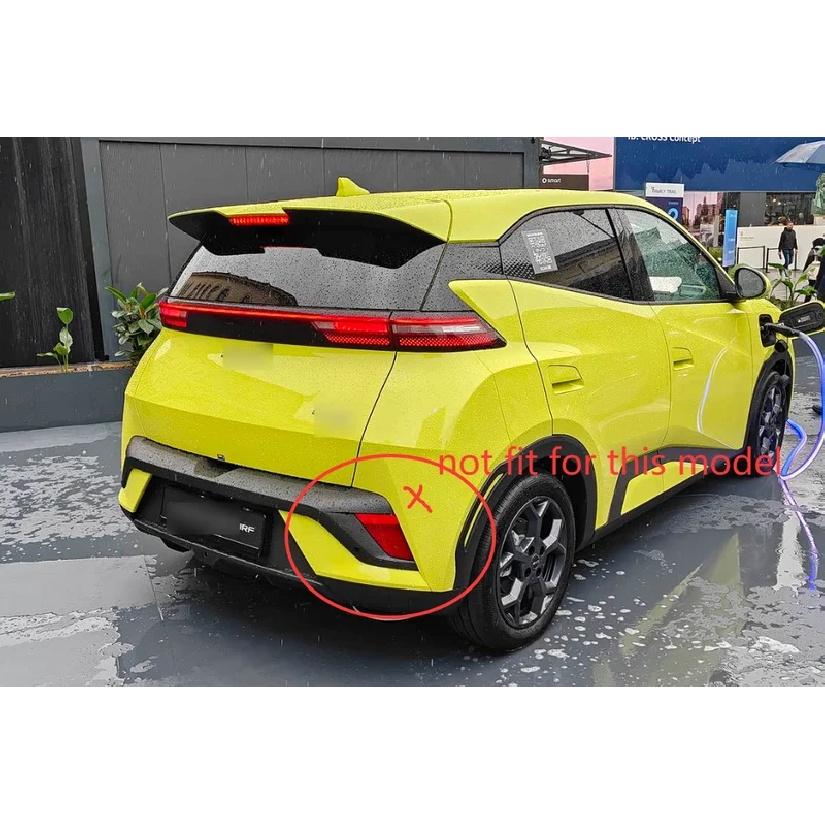 For BYD Dolphin Mini Seagull Dolphin Surf 2024 2025 2026 ABS Front Rear Bumper Cover Fog Light Spoiler Wind Knife Shark Cover