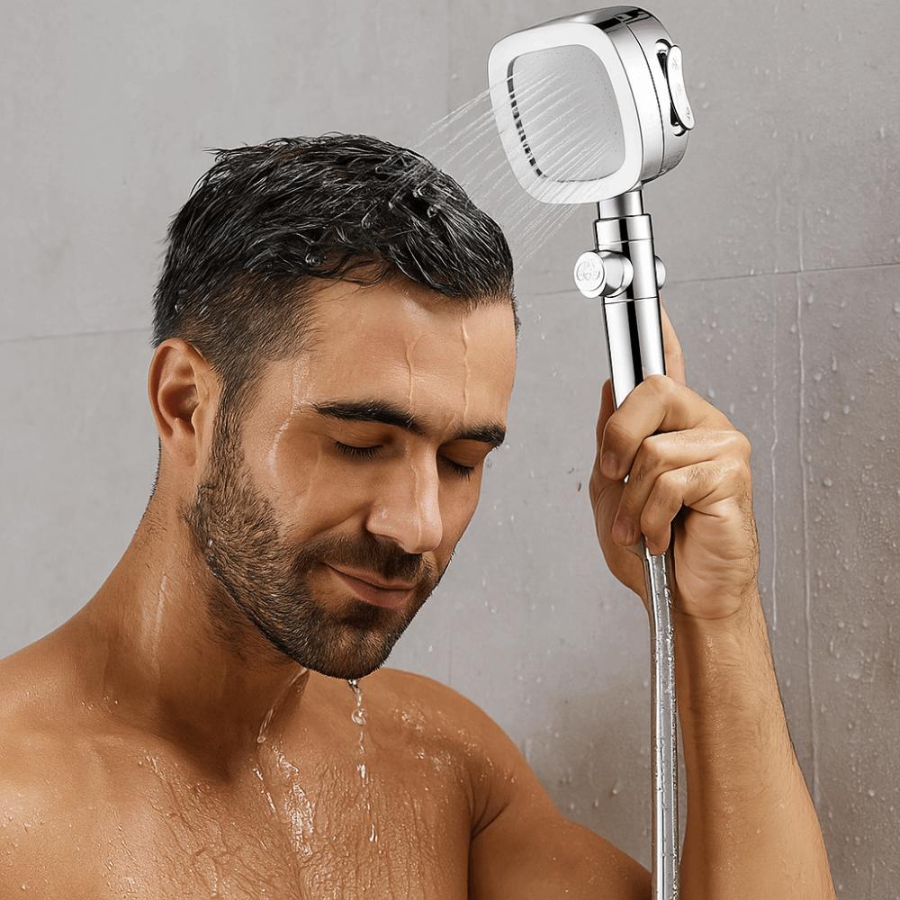 Easy Installation High Pressure Shower Head 3 Modes Adjustable Shower Head Hotel