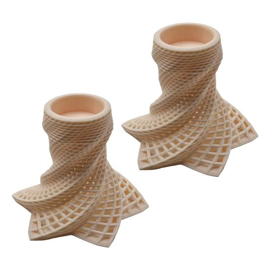 1/2ks Kroucený svícen LED Čajová svíčka Votivní svícen Svícen Dekorace Svatba Oslava Stolní středový prvek Ornament